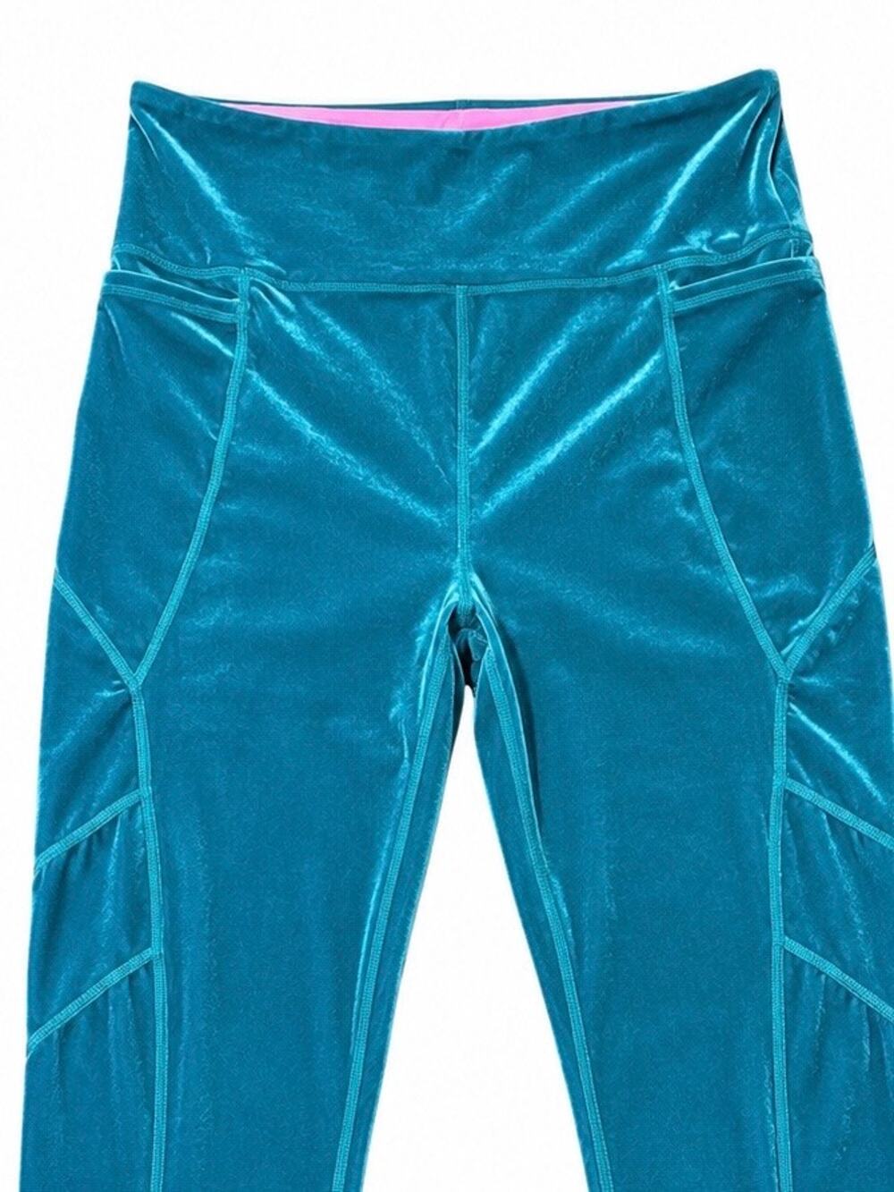 Lilly Pulitzer Luxletic Weekender High Rise Velour Leggings M